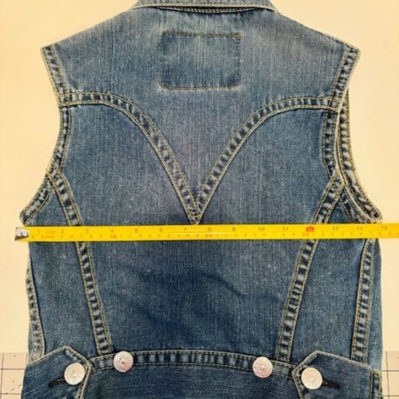 Levi's vintage iconic denim vest jacket size xs - Picture 5 of 6